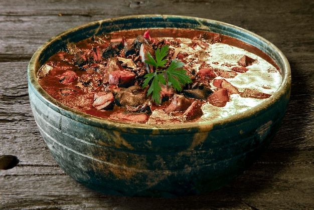 Feijoada gekookt in een bos