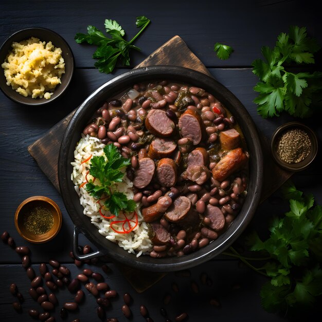 Feijoada Сытное и ароматное бразильское застолье