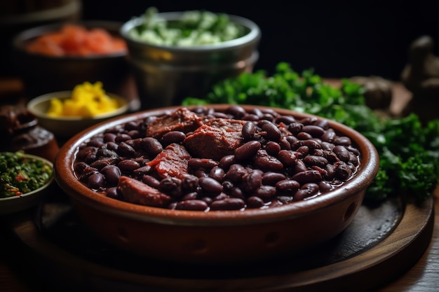 Feijoada Nordestino Noordoost-Braziliaanse zwarte boon