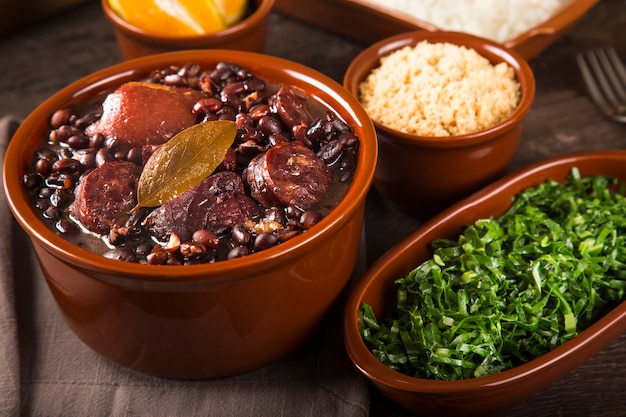 Feijoada a typical Brazilian food