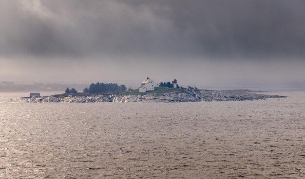 Feistein Lighthouse near Stavanger in Norway