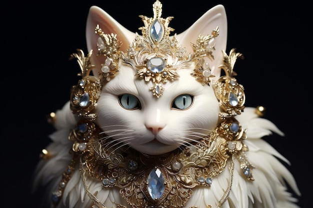 Feline Adornments Cats and Jewelry AI