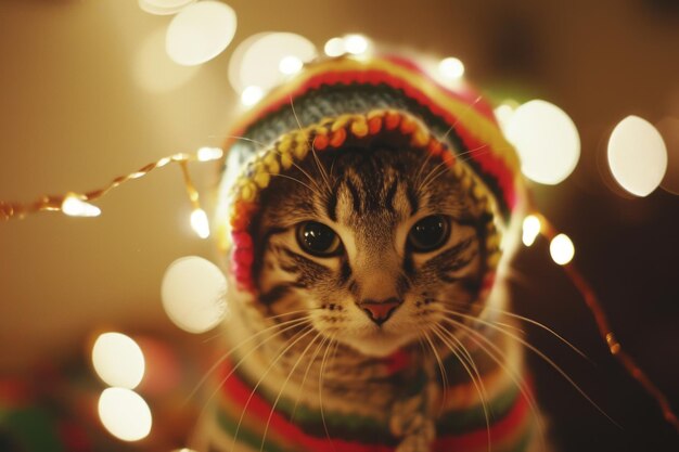 고양이 패션 스트라바간자 알파 센타우리 (Alpha Centauri) 의 우주 끔찍한 스웨터 디자인 대회