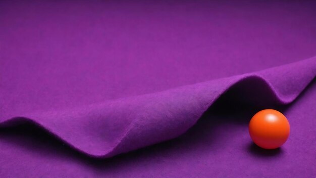 Photo felt purple fabric soft rough textile material background texture close uppoker tabletennis balltabl