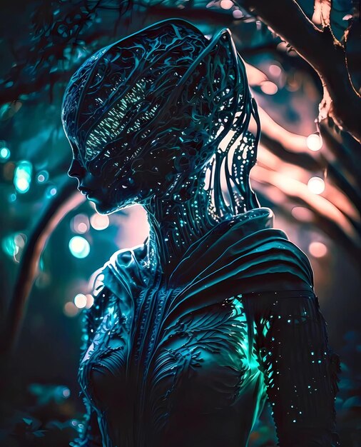 Photo female alien