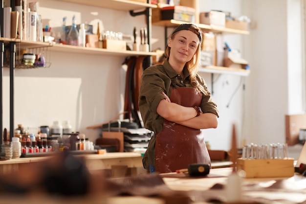 Female Artisan Posing