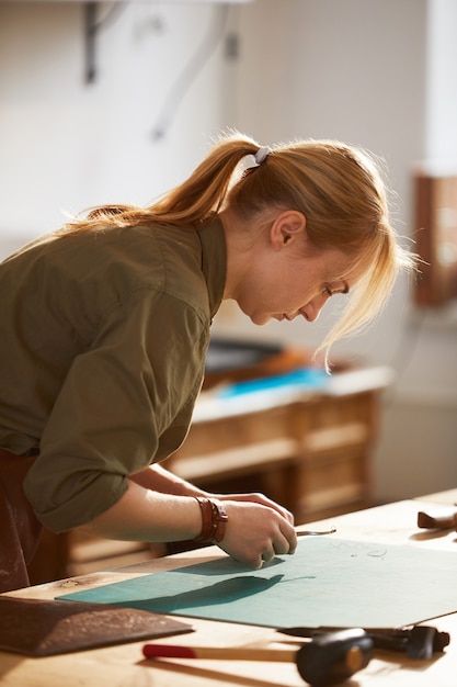 female artisan in studio