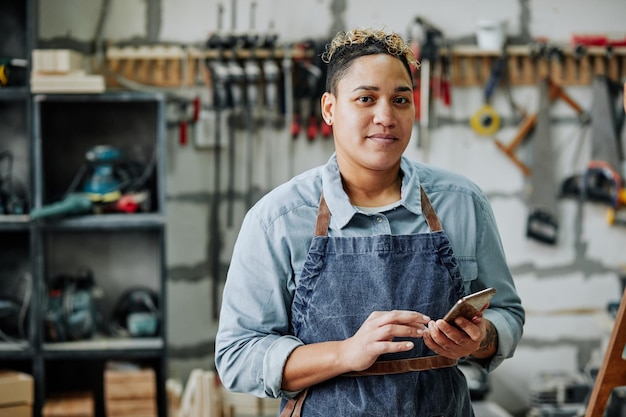 Female Artisan in Workshop