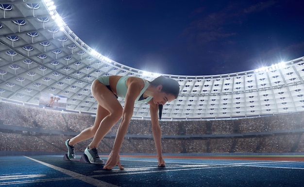 Foto atleta femminile