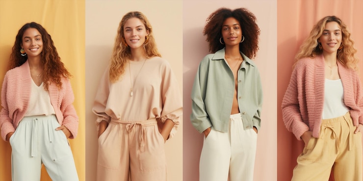 Photo female clothes catwalk person designer women show model fashionable pastel dress collection shopping beauty