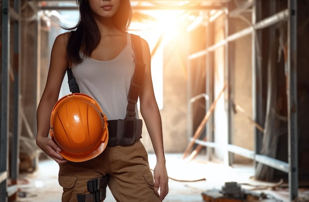 女性建設労働者