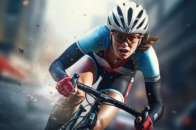 Female Cyclist