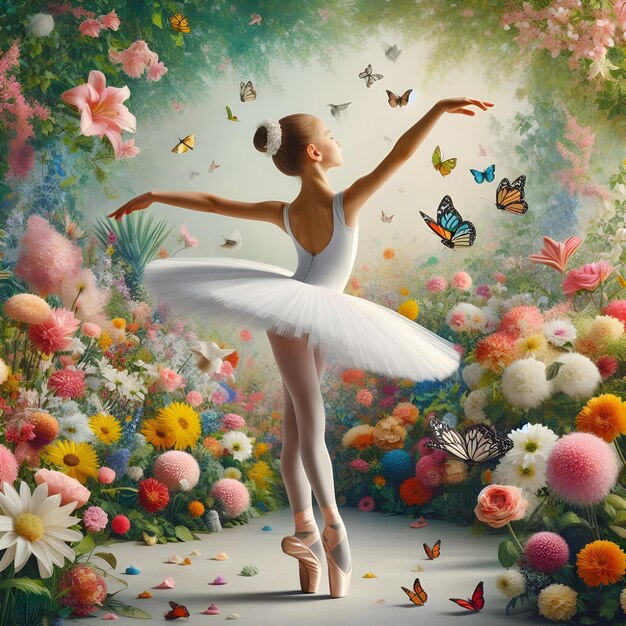 Foto una ballerina