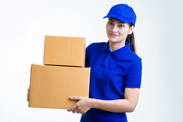 Female delivery staff