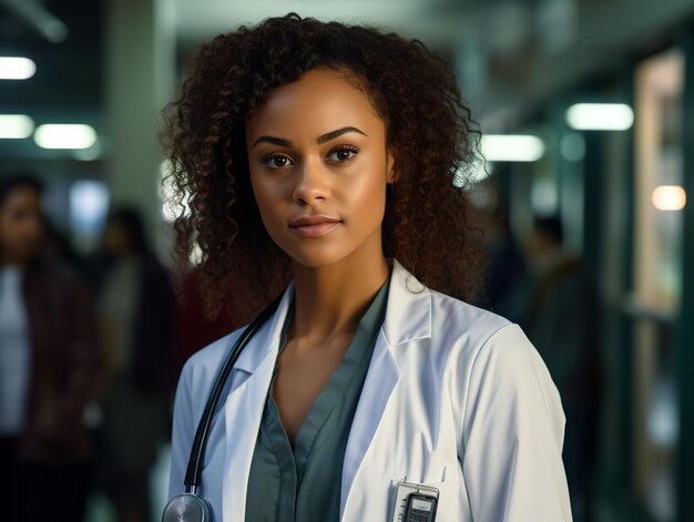 female doctor in hospital