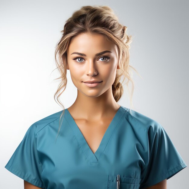 Premium ai image female doctor professional health care hospital