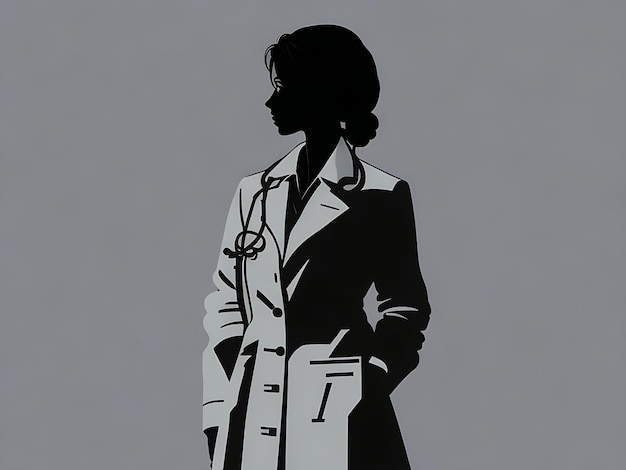 Female Doctor Vector Concept