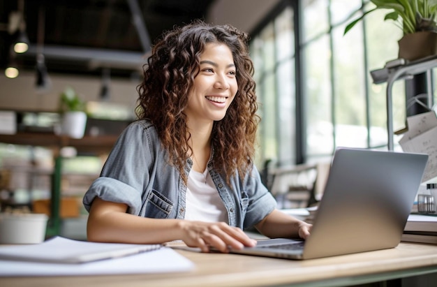 Female Entrepreneur Working on Shop Finances