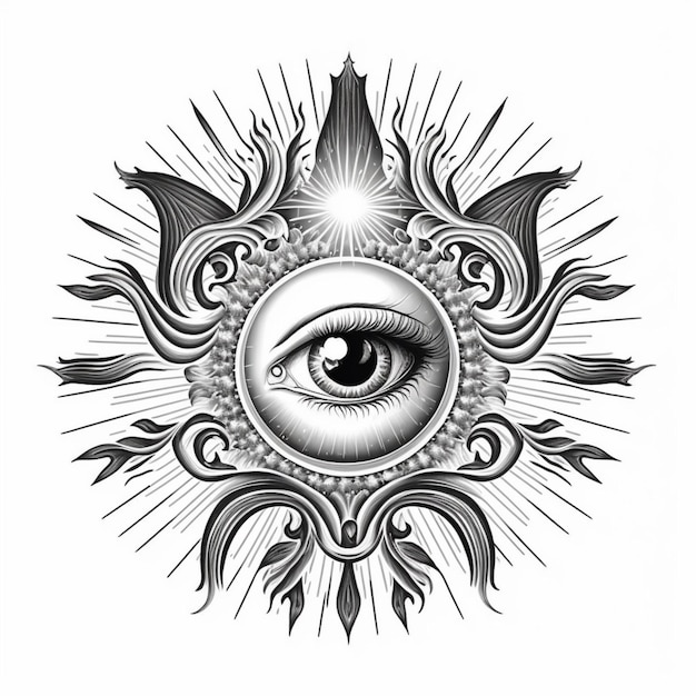 female eye for tattoo