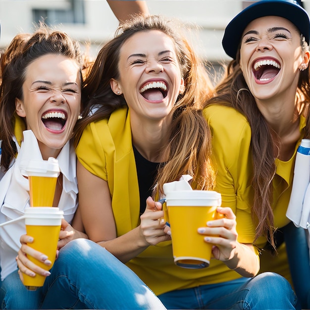 Female football fan