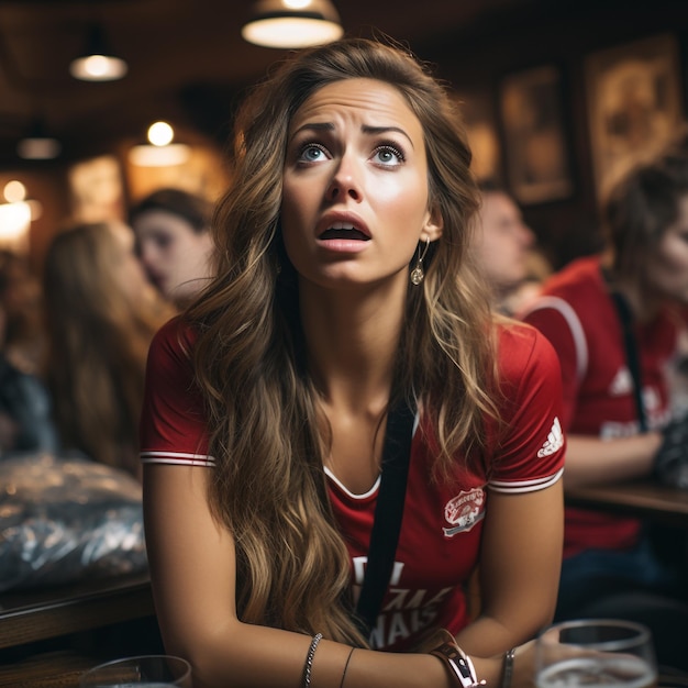 女性サッカーファン