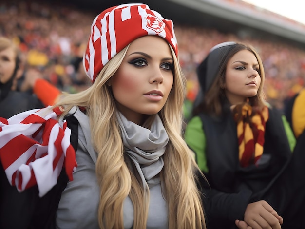 Female football fans