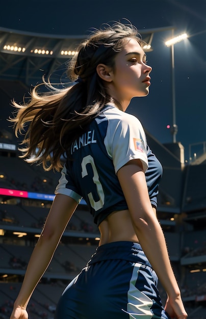 女性サッカー選手 美しい女性サッカー選手