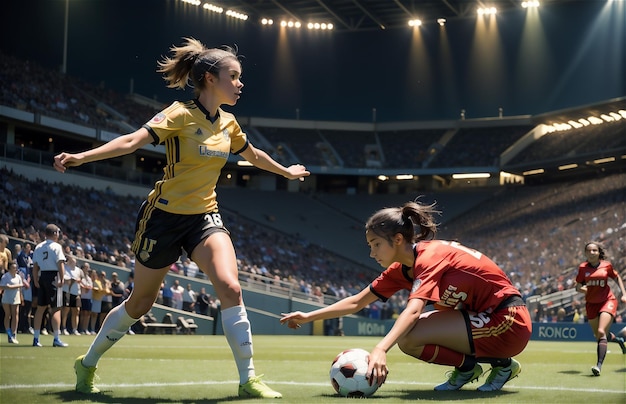 女性サッカー選手 美しい女性サッカー選手