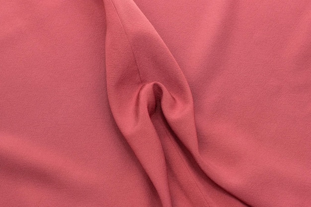 Photo female genital organs vulva vagina delicate pink fabric sculpture artistic depiction of feminine