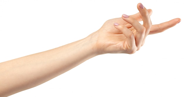 Photo female hand gesture