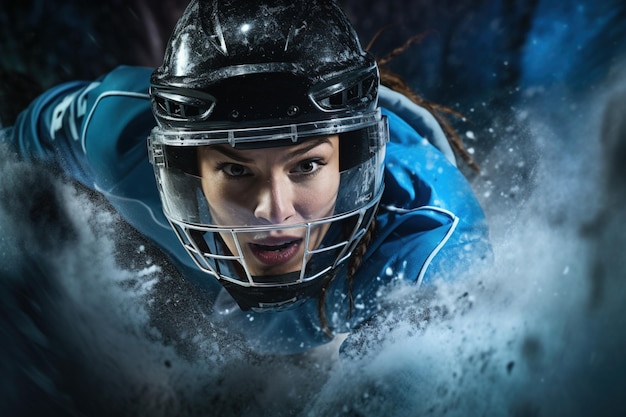 Female Ice Hockey Player