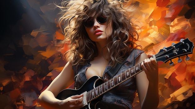 Female rock star