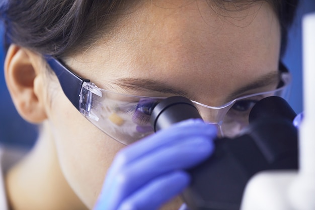 Female Scientist Closeup