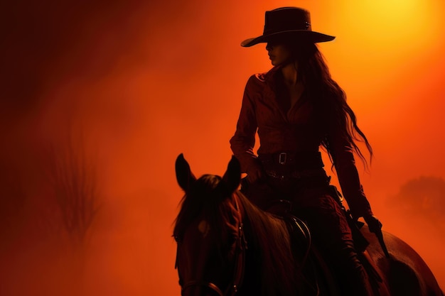 A female shepherd on a cowgirl farm