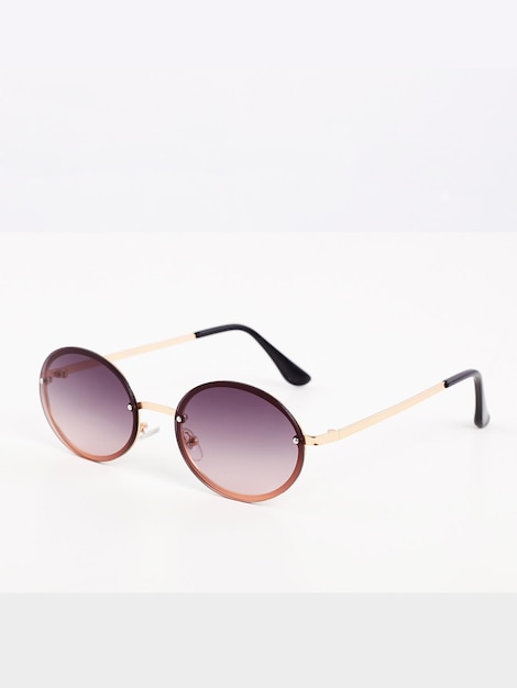 Female sunglasses on withe background