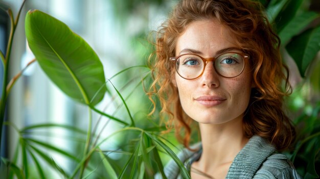 Female urban ecologist studying biodiversity in cities