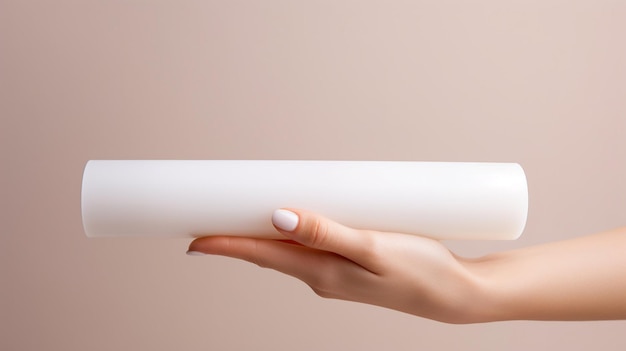 Females preparing to glue and redecorate a room with wallpaper With copyspace for text