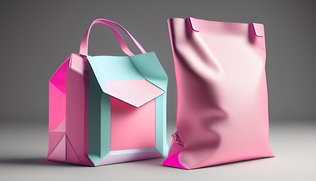 페미니언 그레이스 (Feminine Grace) - 마크 아틀란 (Marc Atlan) 은 여성들을 위한 부드러운 분홍색 패키지 디자인, 미니멀리즘적인 터치의 가방을 선보인다.