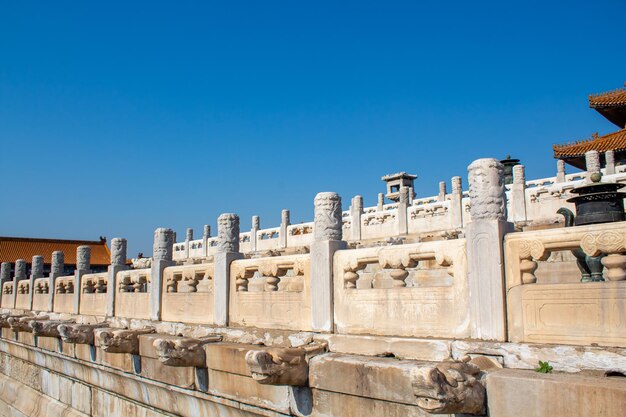 Fence of the Forbidden city Beijing China