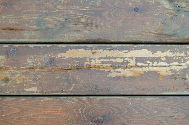 Fence made of wooden boards.