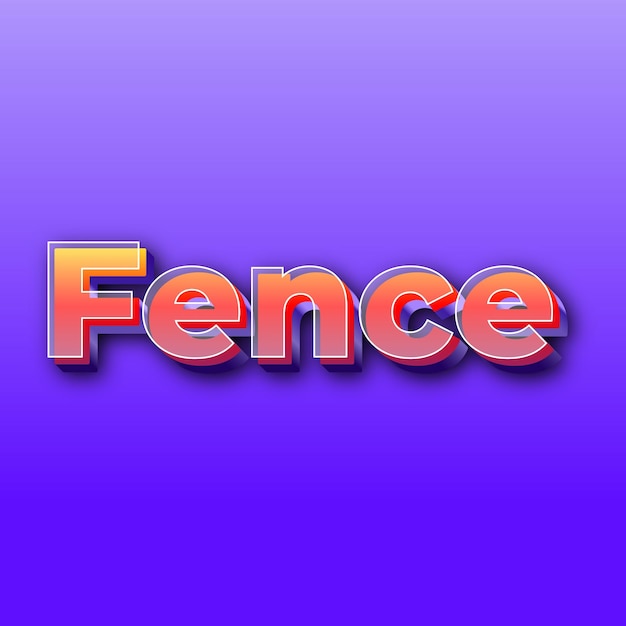 Fencetext effect jpg gradient purple background card photo