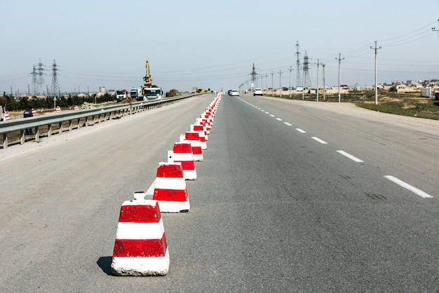 Fencing and repair of highway