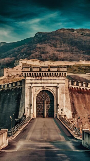 Fenestrelles fort entry italy