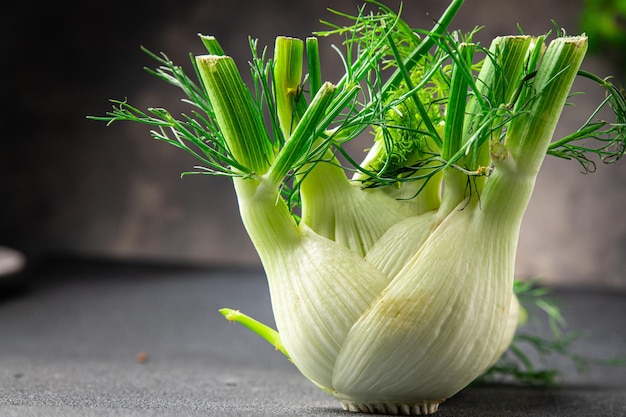 fennel fresh root vegetable healthy meal food snack diet on the table copy space food background