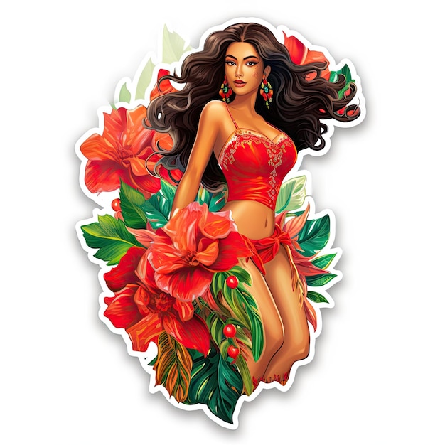 Feria de cali colombia vrouw salsa dans sticker