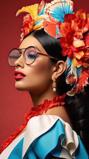 Feria de cali columbia woman wearing glasses