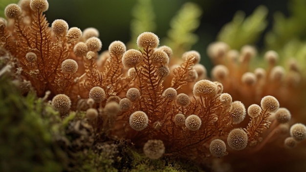 Photo a fern spore