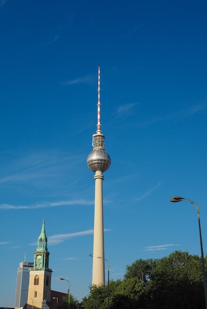 ベルリンのFernsehturm（テレビ塔）