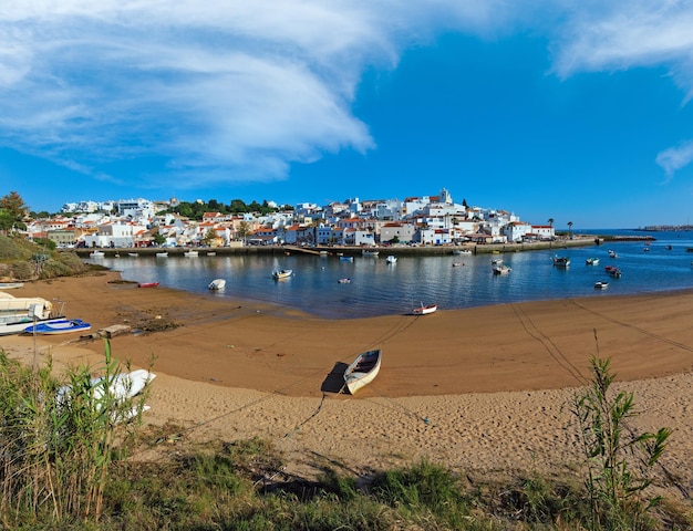 Ferragudo fishing village Algarve Portugal