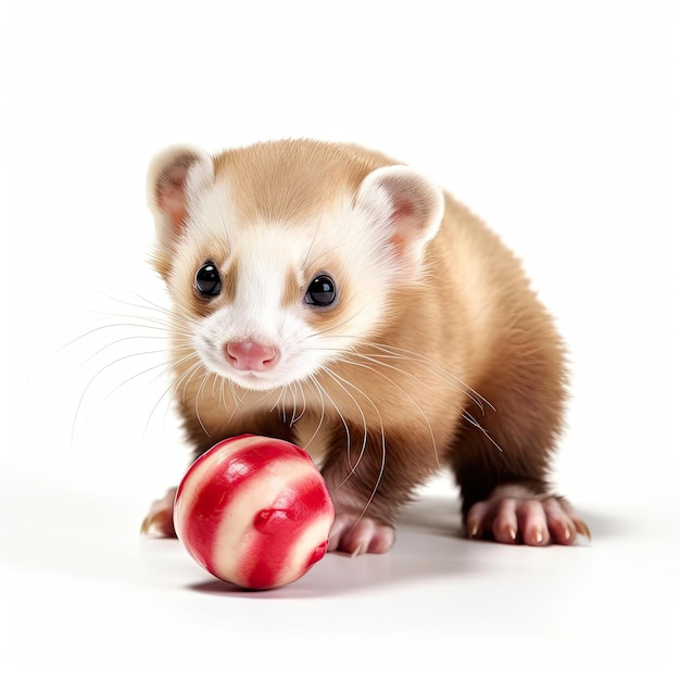 Photo ferret's frivolous frolic